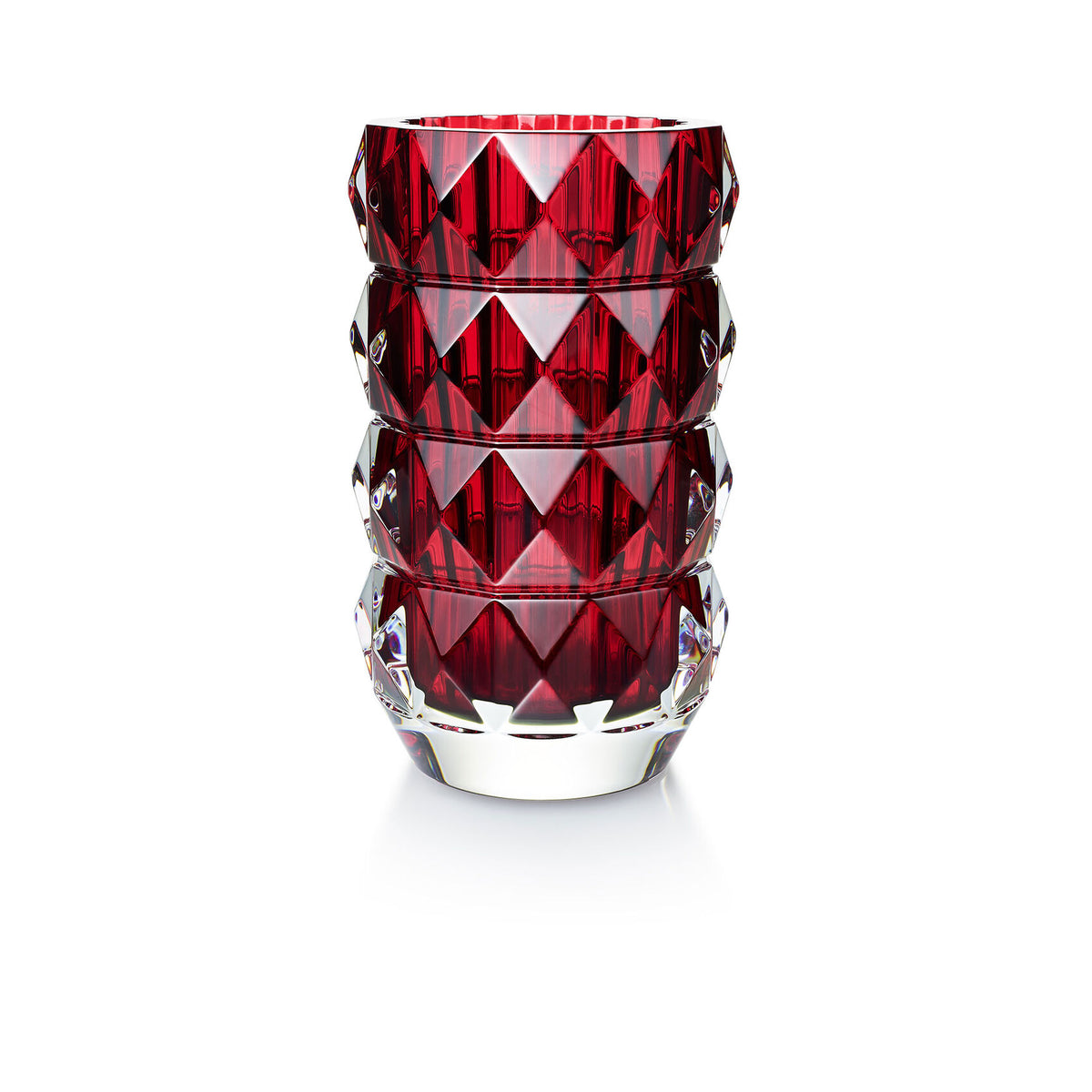 Round Louxor Vase, Red
