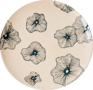 Coral Flower Large Platter