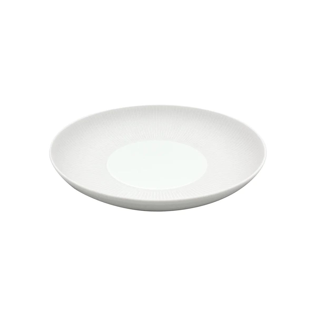Bolero White Satin Pasta Plate