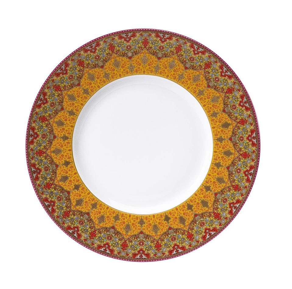 Dhara Red Dessert Plate