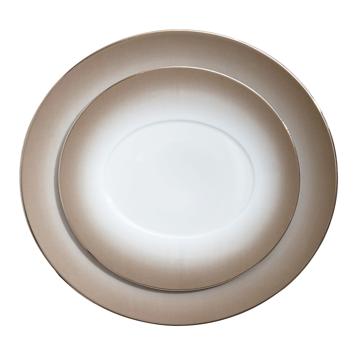 Epure Hazelnut Oval Charger Plate (D)