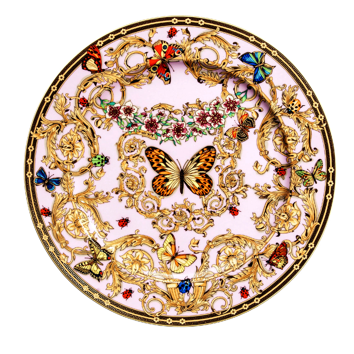 Butterfly Garden Porcelain Service Plate