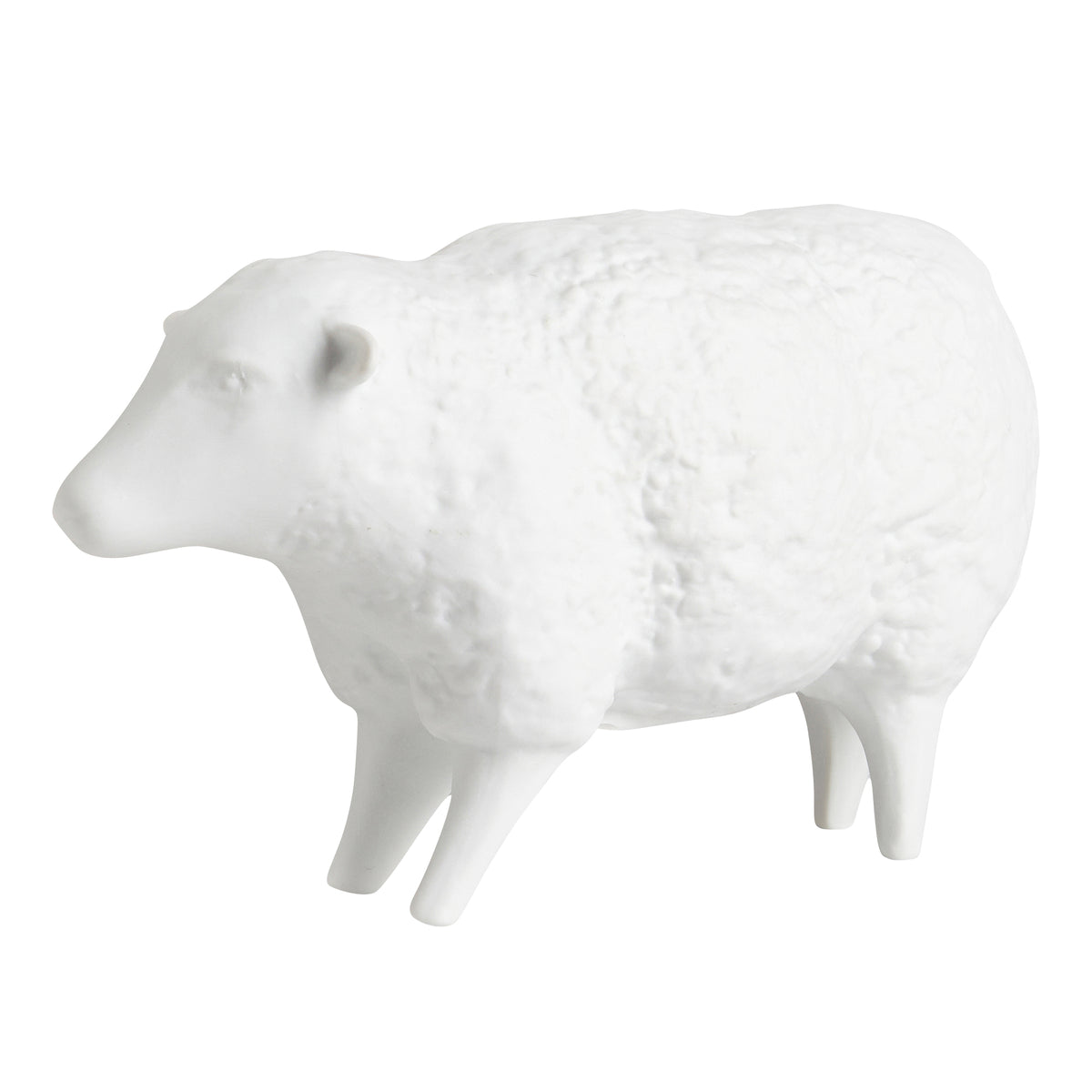Sheep Biscuit White Figurine