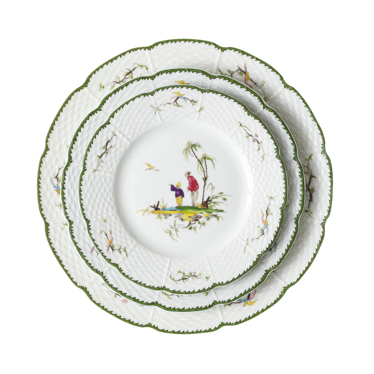 Si-Kiang Porcelain Salad Plate #4 (D)