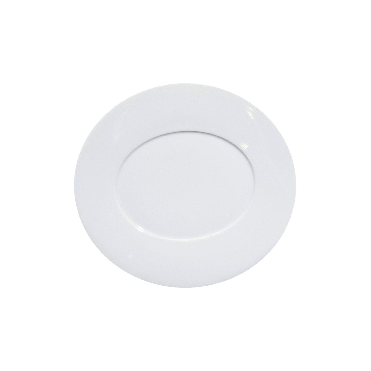 Epure White Oval Dessert Plate