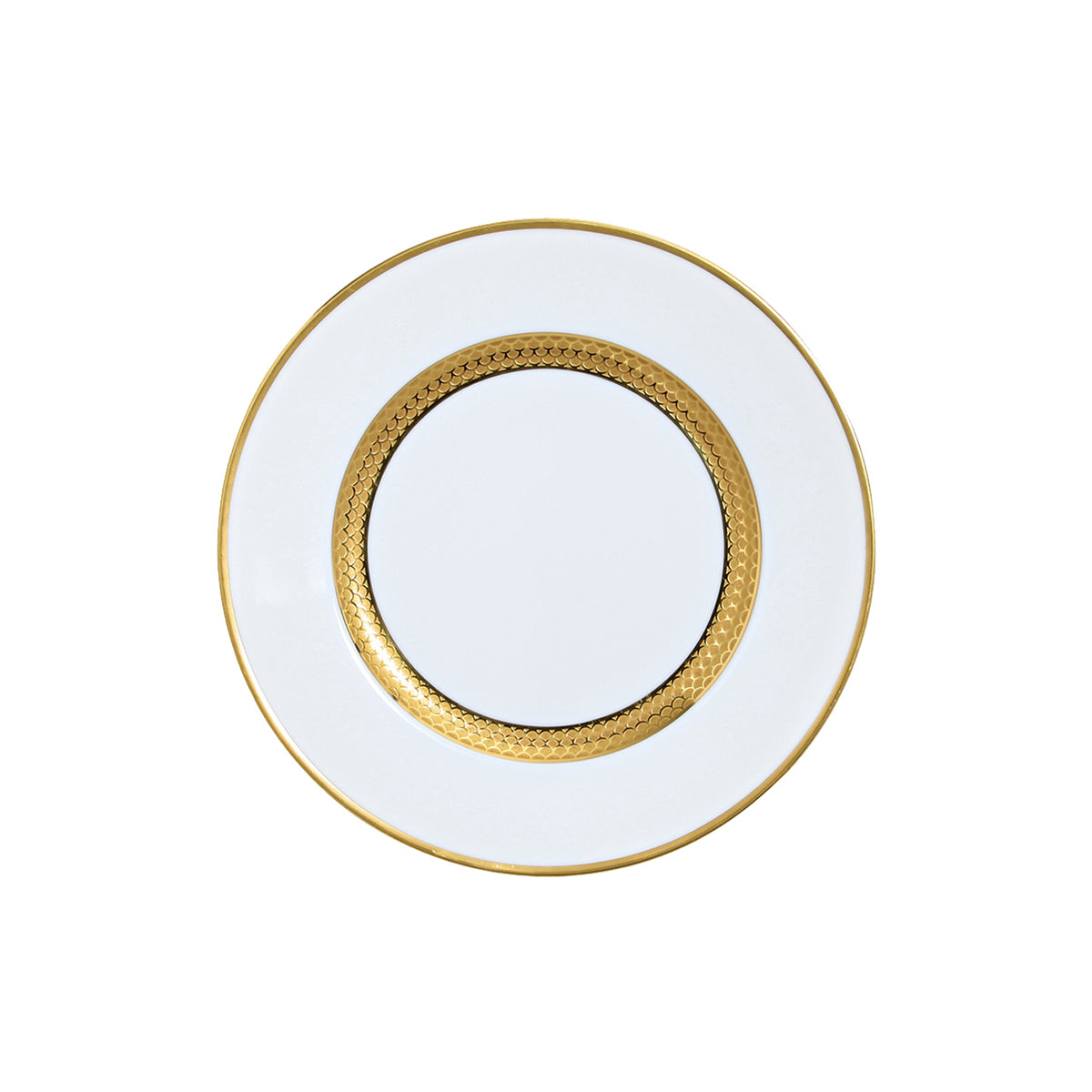 Odyssee Gold Dessert Porcelain Plate