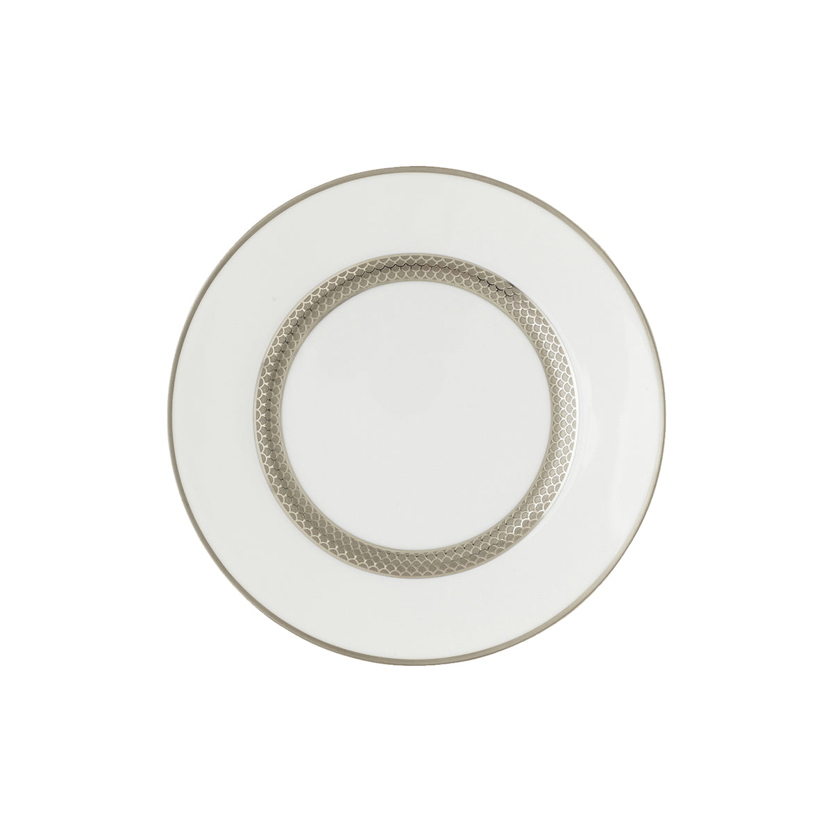 Odyssee Platine Porcelain Dessert Plate