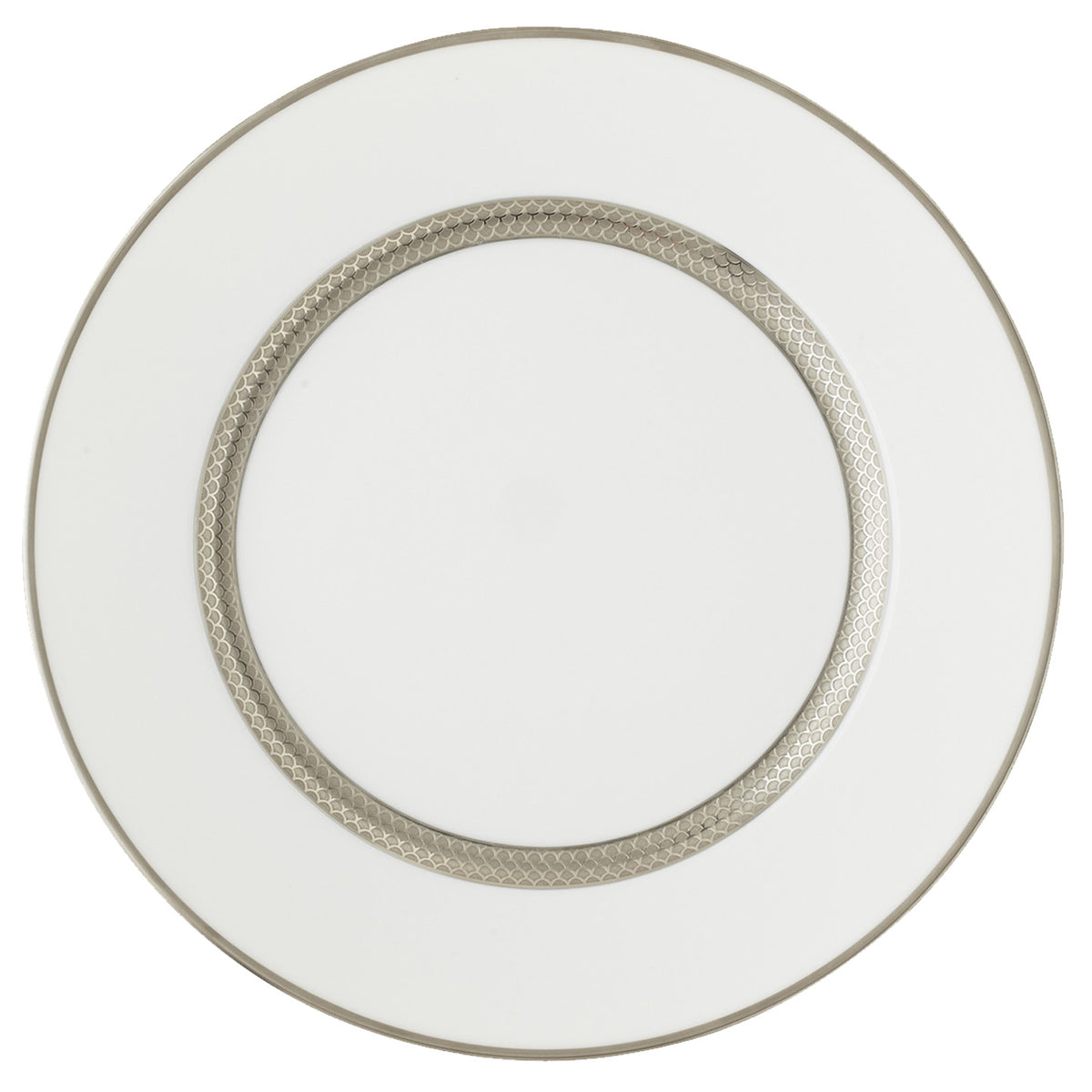 Odyssee Platine Porcelain Buffet Plate