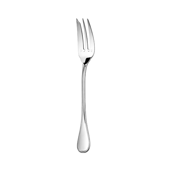 Perles Silver Plated Serving Fork