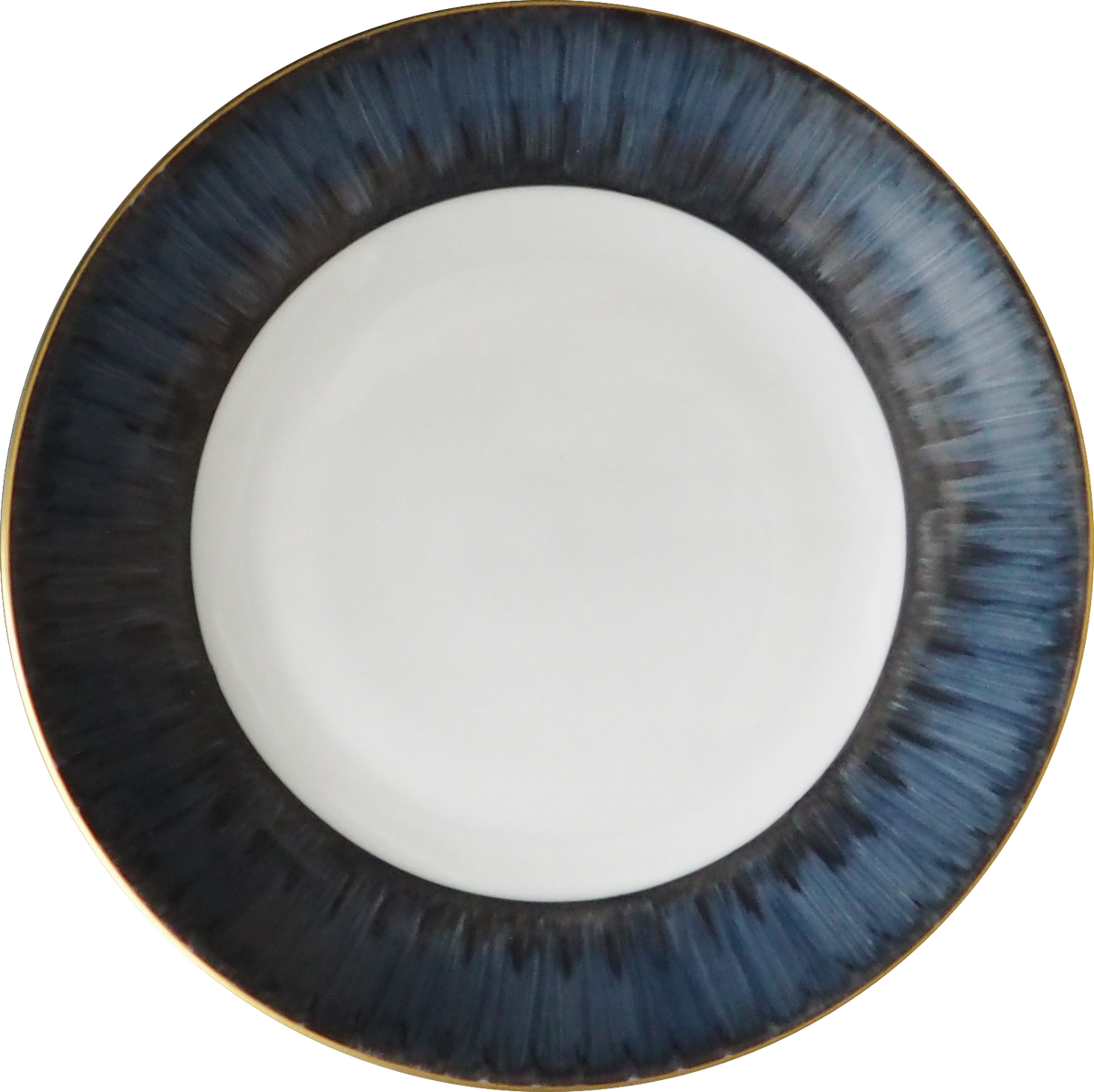 Ruban Blue and Black Dinner Plate