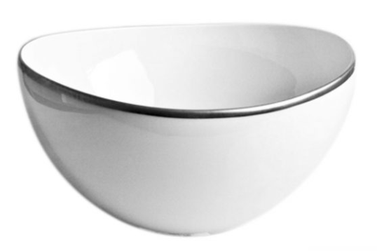 Simply Elegant Platinum Open Vegetable Bowl(D)