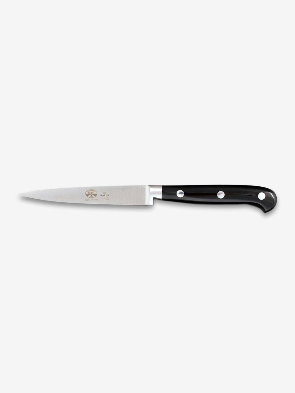 Paring knife with Black Lucite Handle