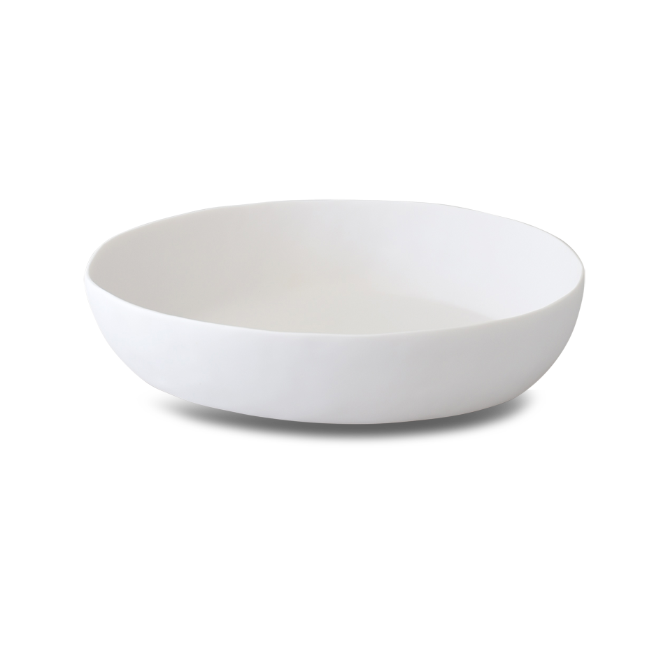 White Extra Large Wide Bowl