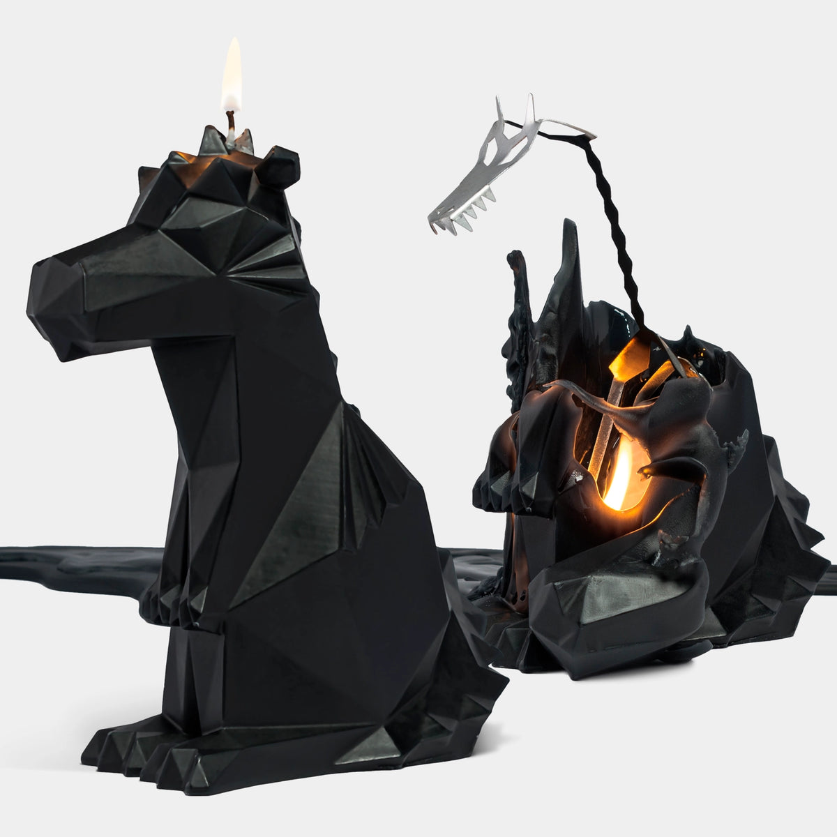 Pyropet Dreki Dragon Skeleton Candle