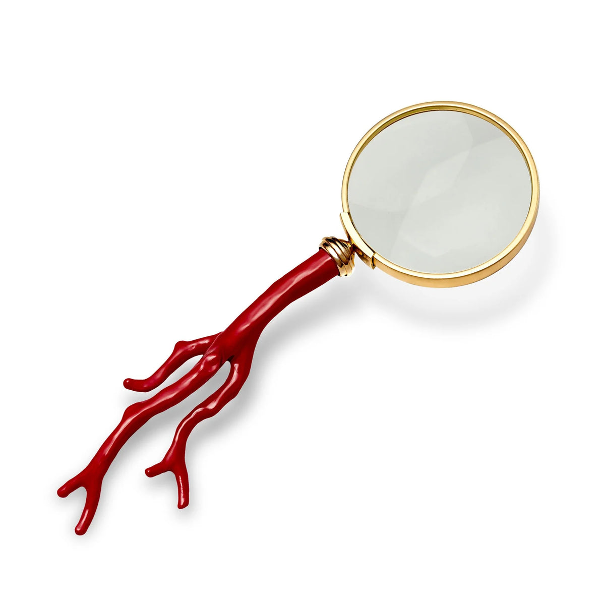 Coral Magnifying Glass