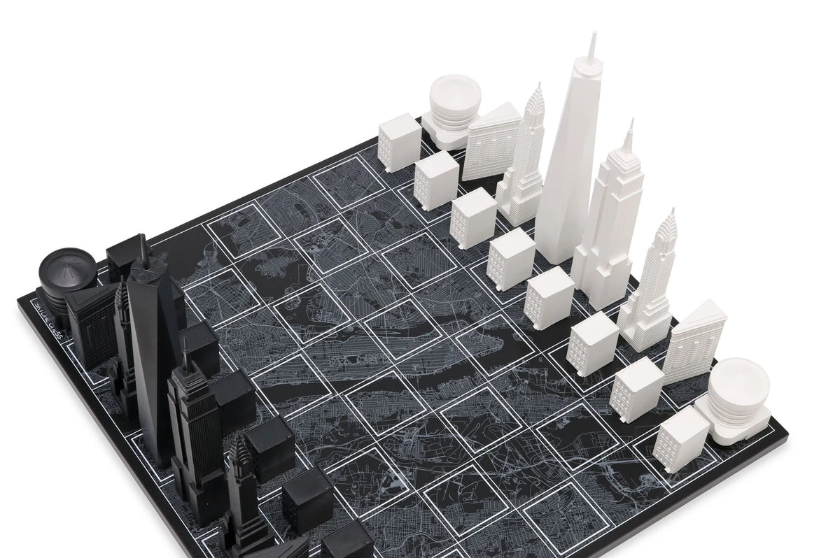 The New York City Chess Set - Acrylic Edition