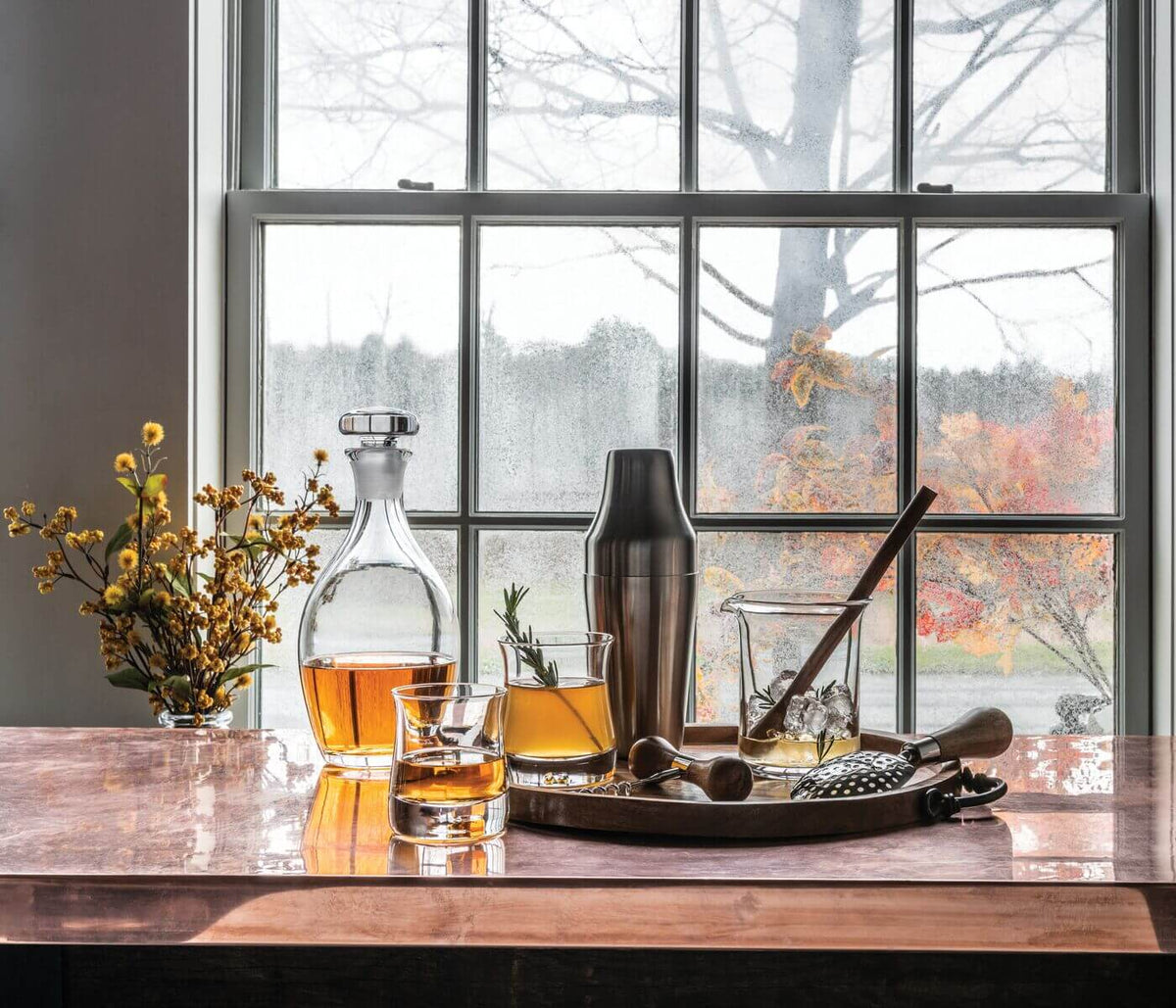 Ascutney Bar Pitcher + Cocktail Stirrer