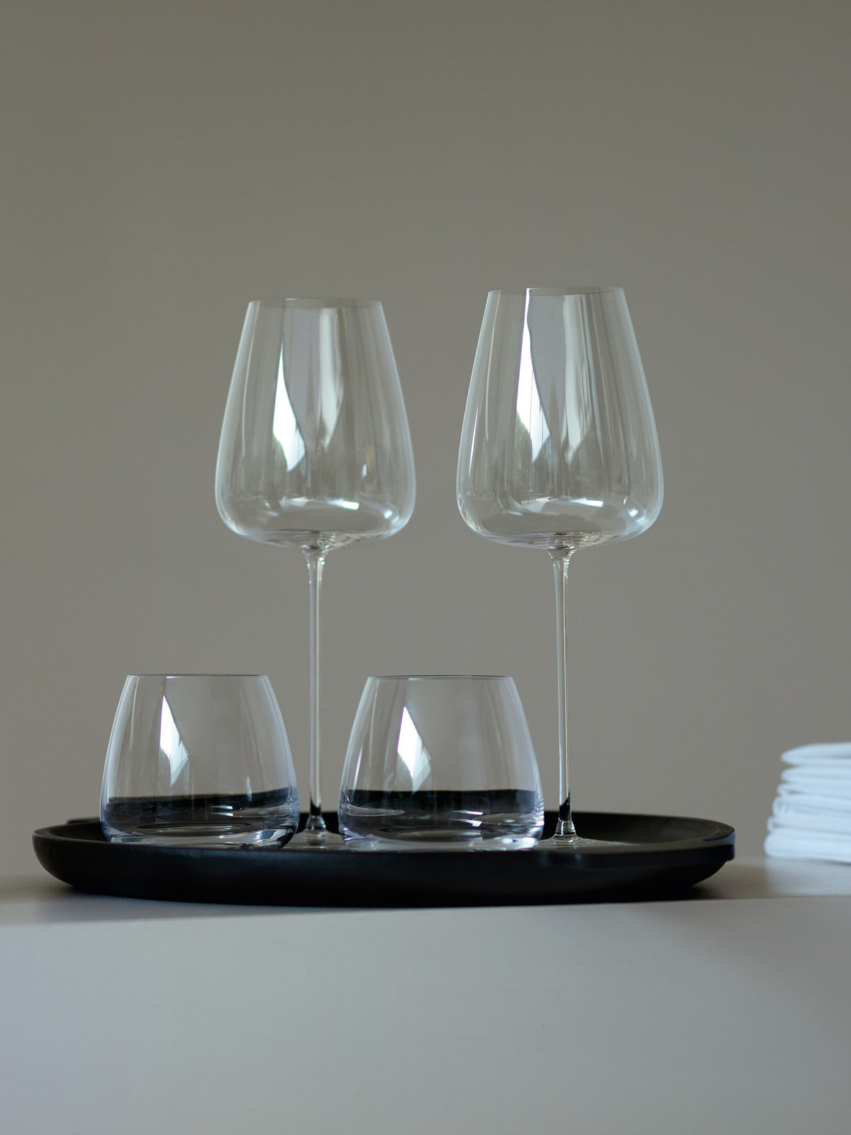 Wine Culture Stemless Glass, Set of 2