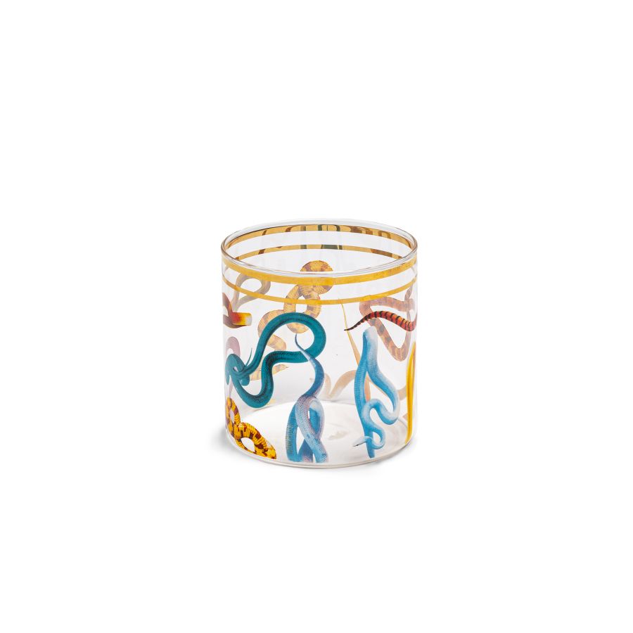 Water Glass Snakes, Set of 2