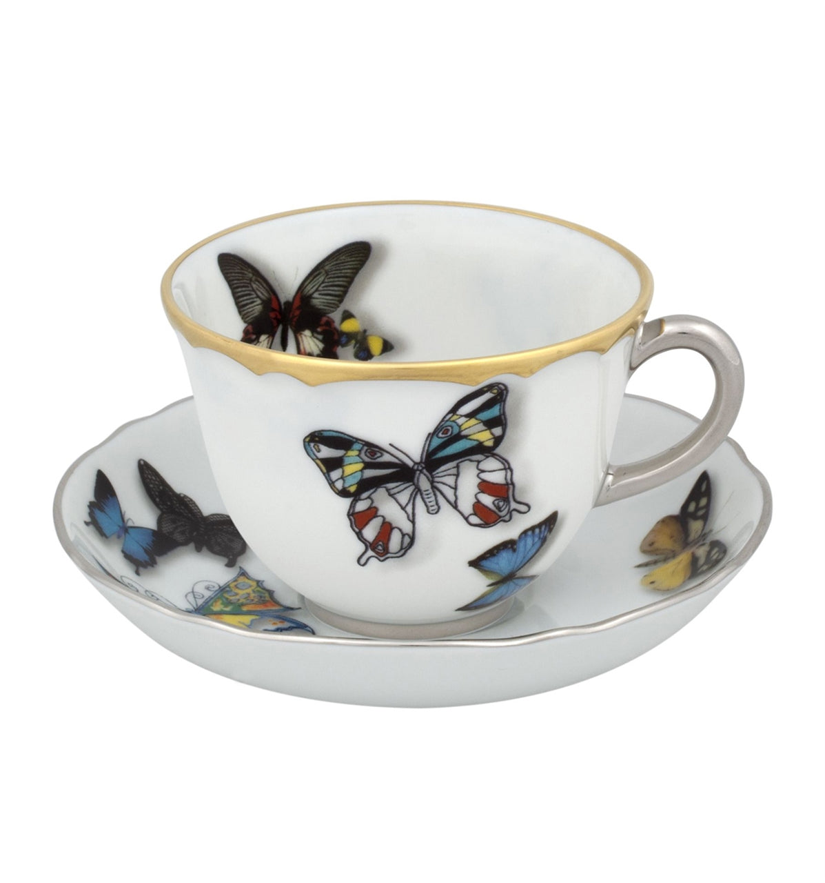 Butterfly Parade Coffee Cup and Saucer