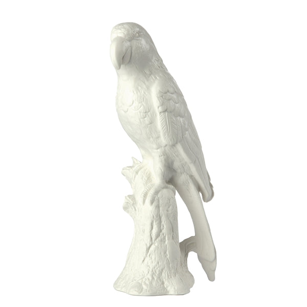 Parrot Statue White