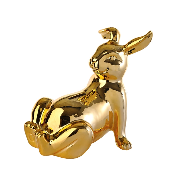 Bunny Gold Moneybox Belly
