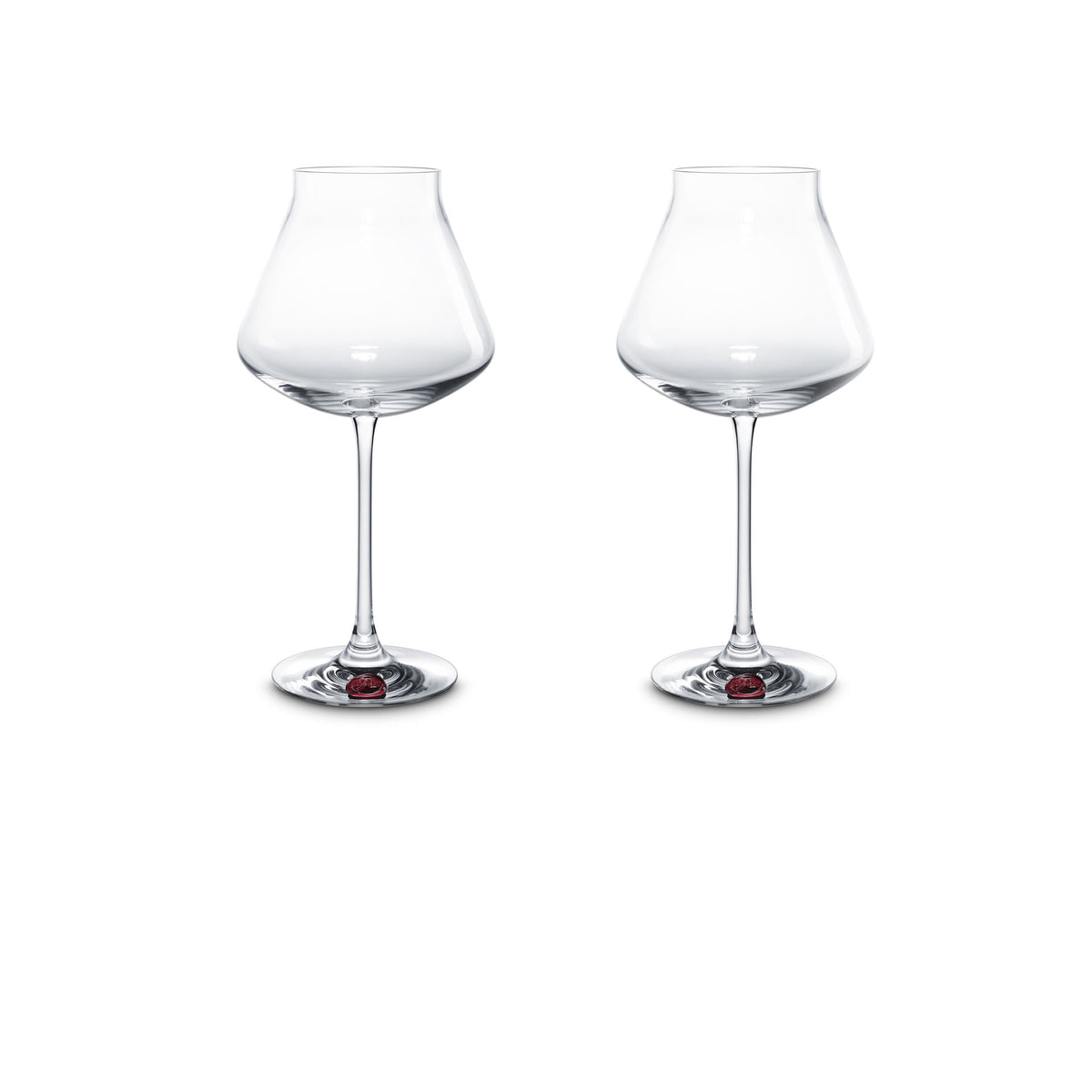 XL Chateau Baccarat w/Red Seal, Set of 2