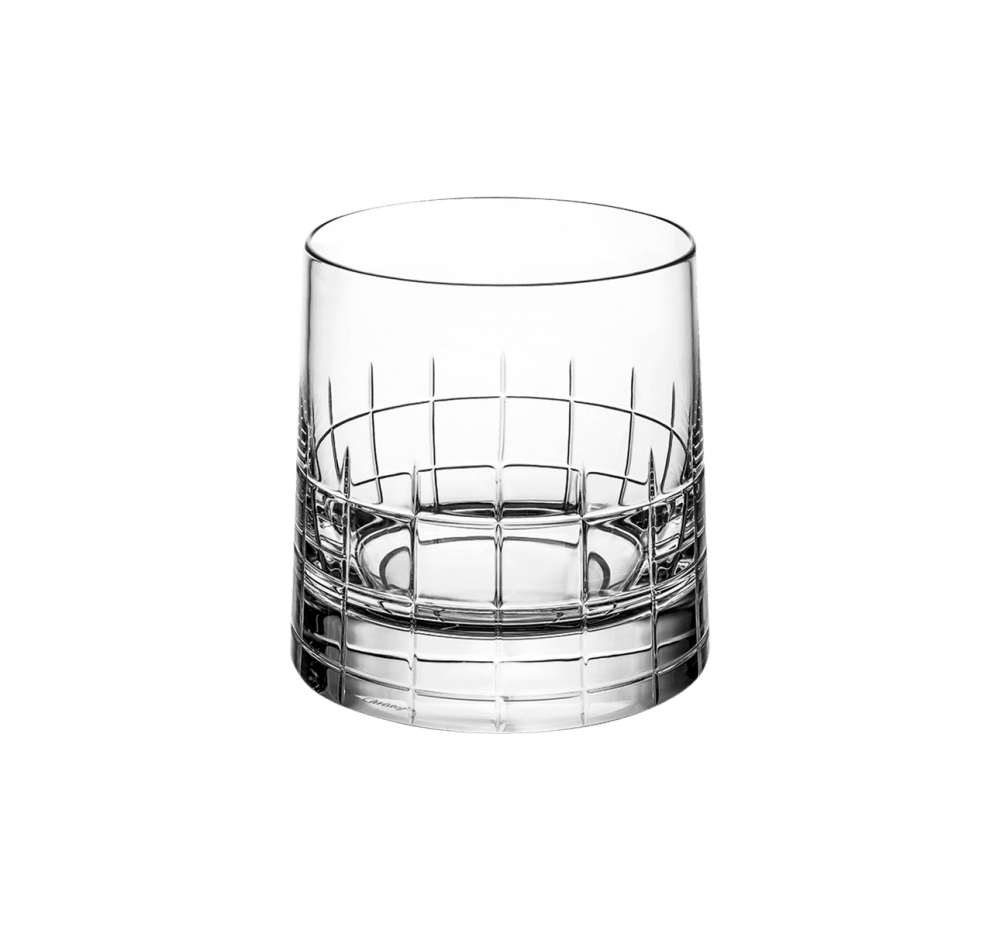 Graphik Crystal Double Old Fashion Glass