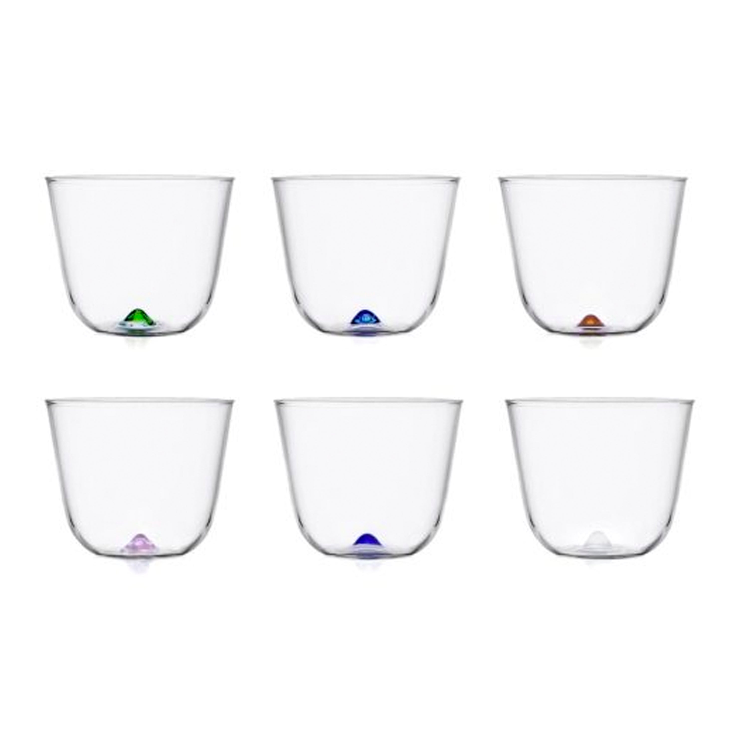 Bambus Party Water Glass, Set of 6 - Jung Lee NY