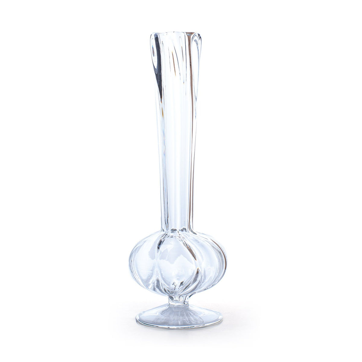 Large Clear Spherical Vase #2