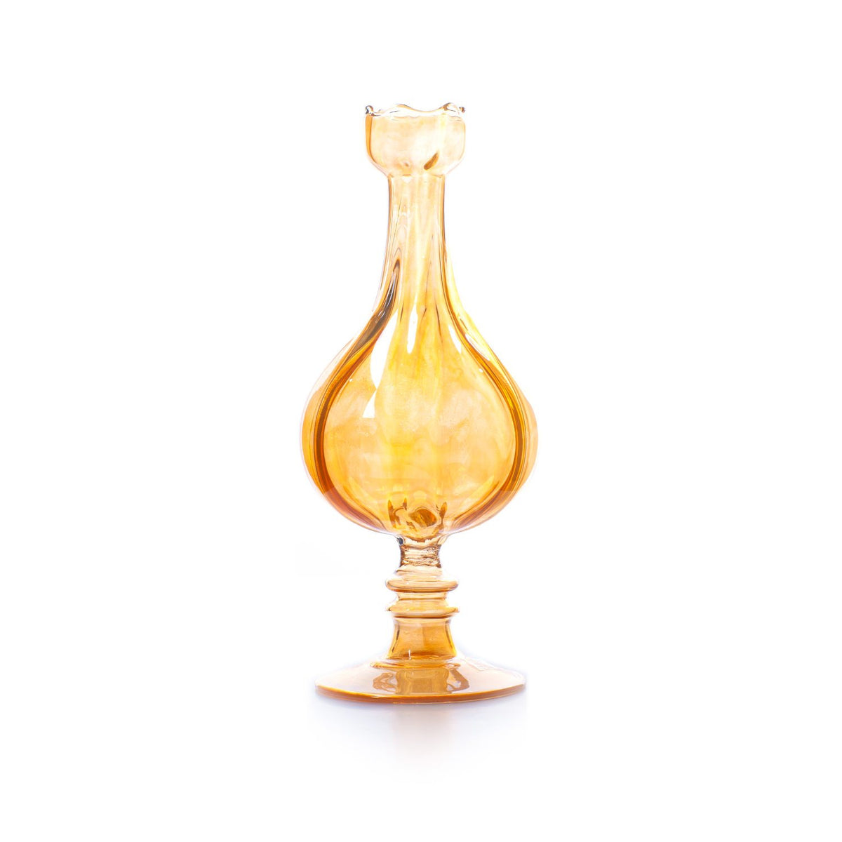 Amber Spherical Vase #1
