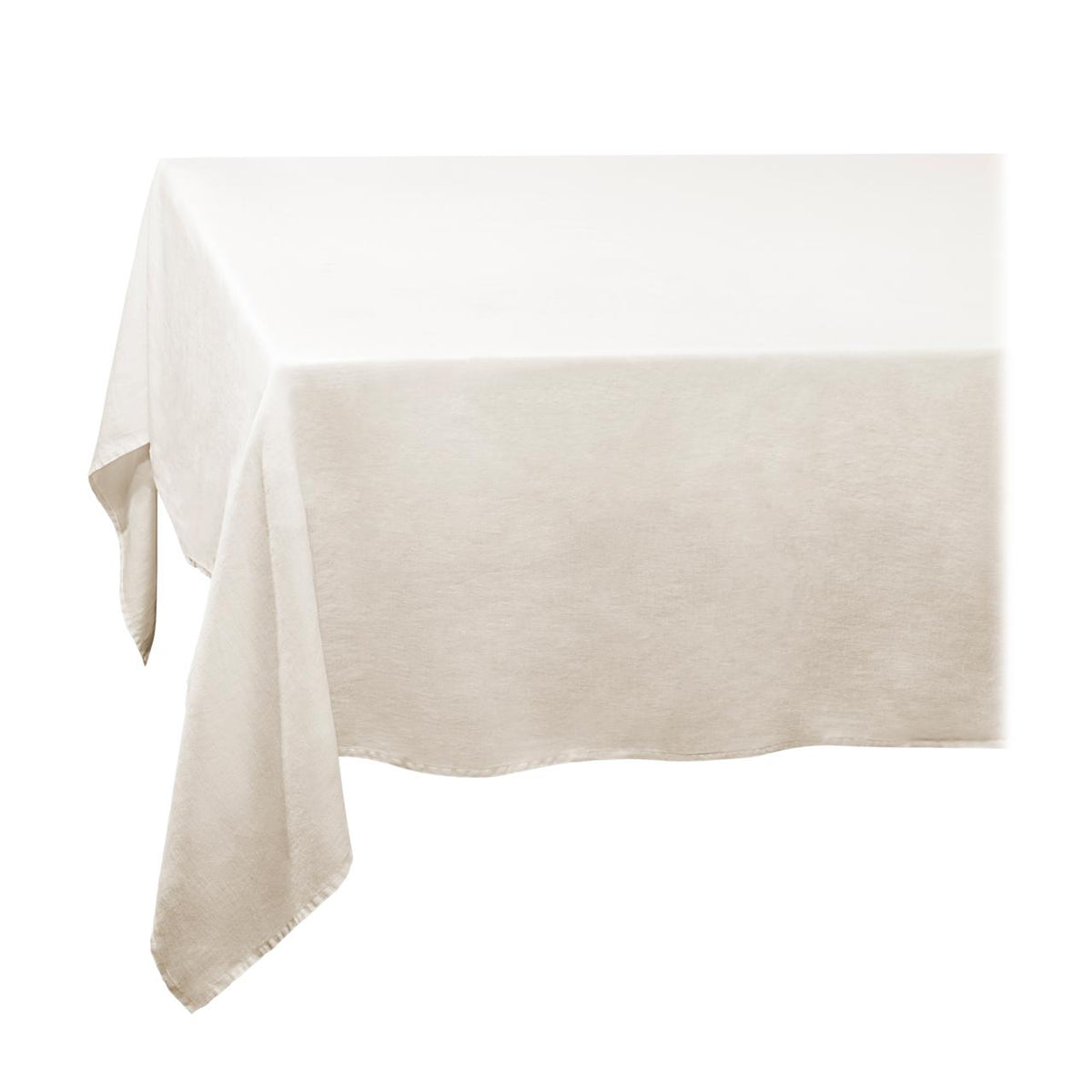 Large Linen Sateen Tablecloth
