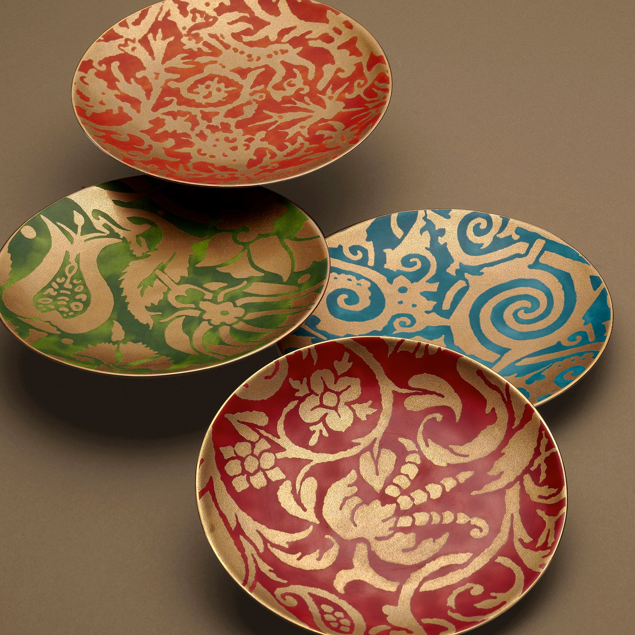 Zen Bonsai Dessert Plates Set of 4 - Jung Lee NY