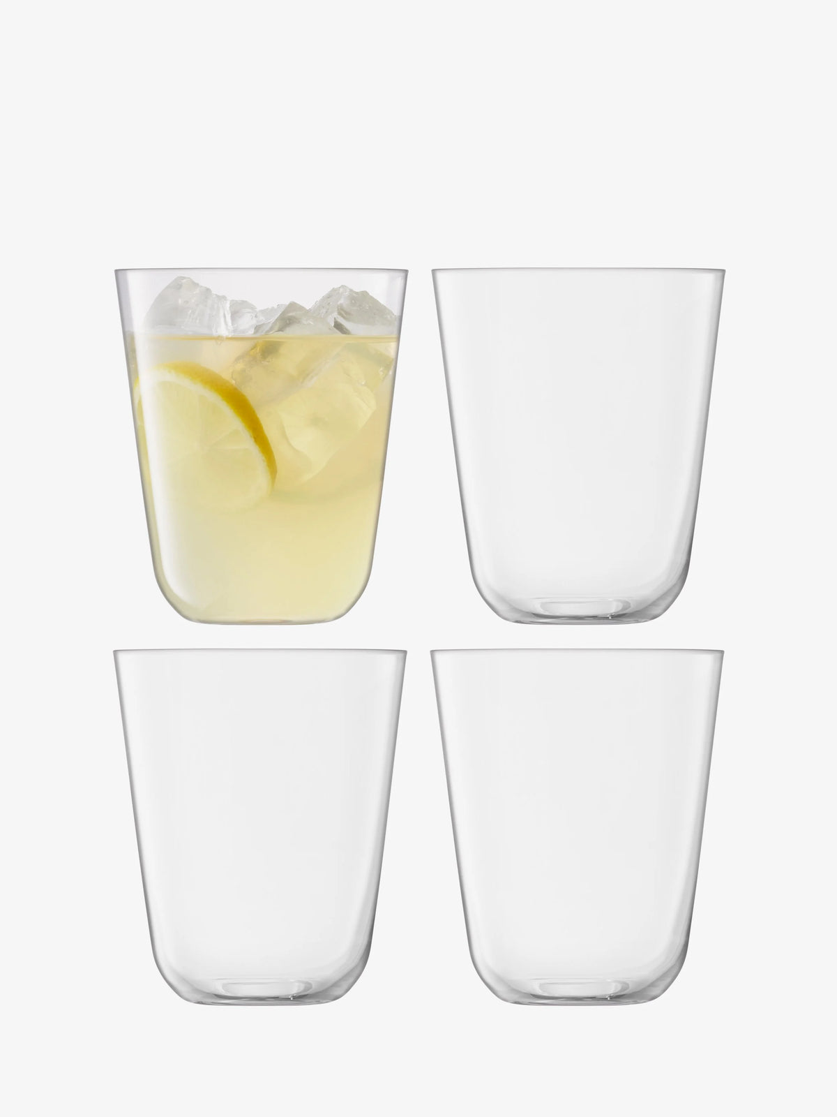 Arc Tumbler Double Old Fashioned, Set of 4
