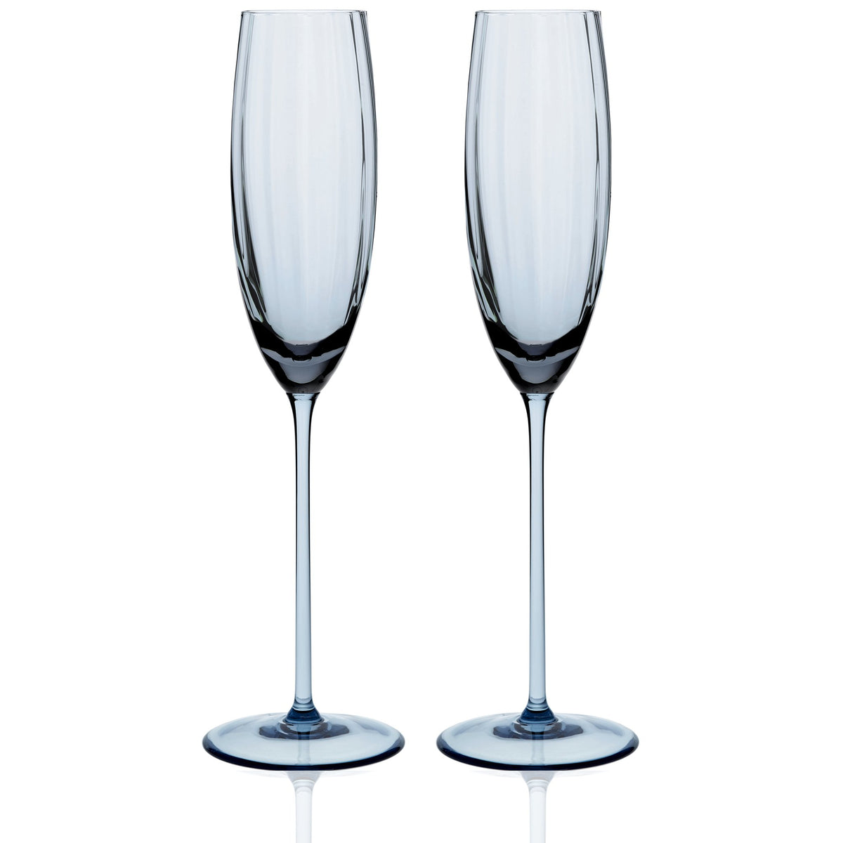 Quinn Champagne Flute Glasses, Set of 2