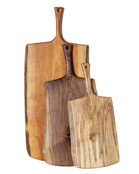 Cherry Wood Serving Board With Handle