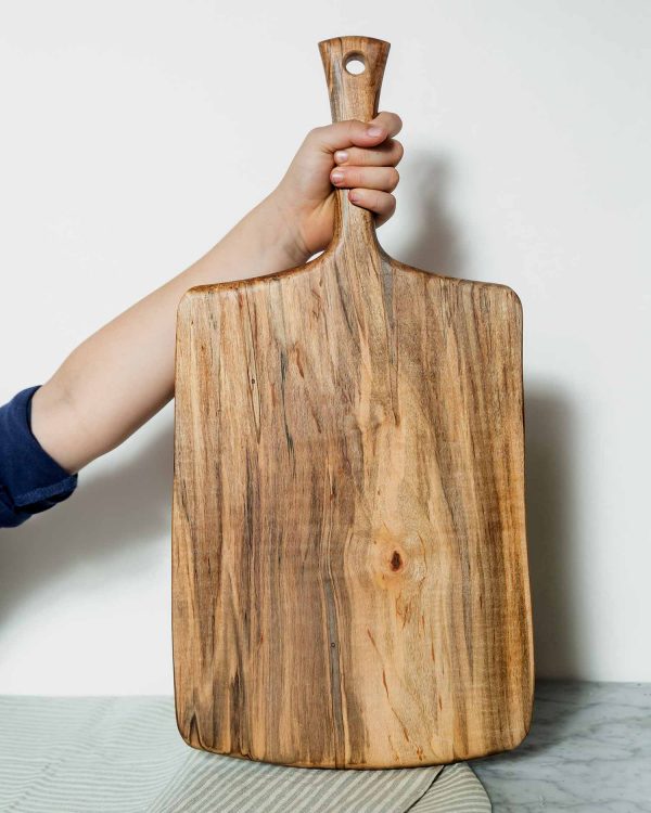 Cherry Wood Serving Board With Handle