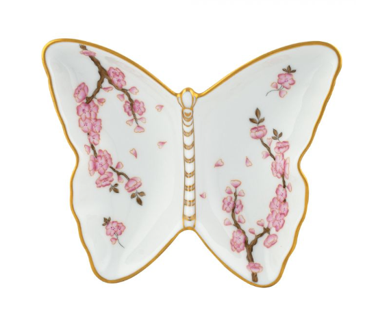 Cherry Blossom Butterfly Dish