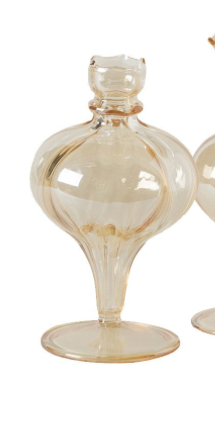 Medium Amber Spherical Vase #2