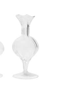 Medium Clear Spherical Vase #1