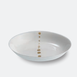 Golden Pearls Soup Plate