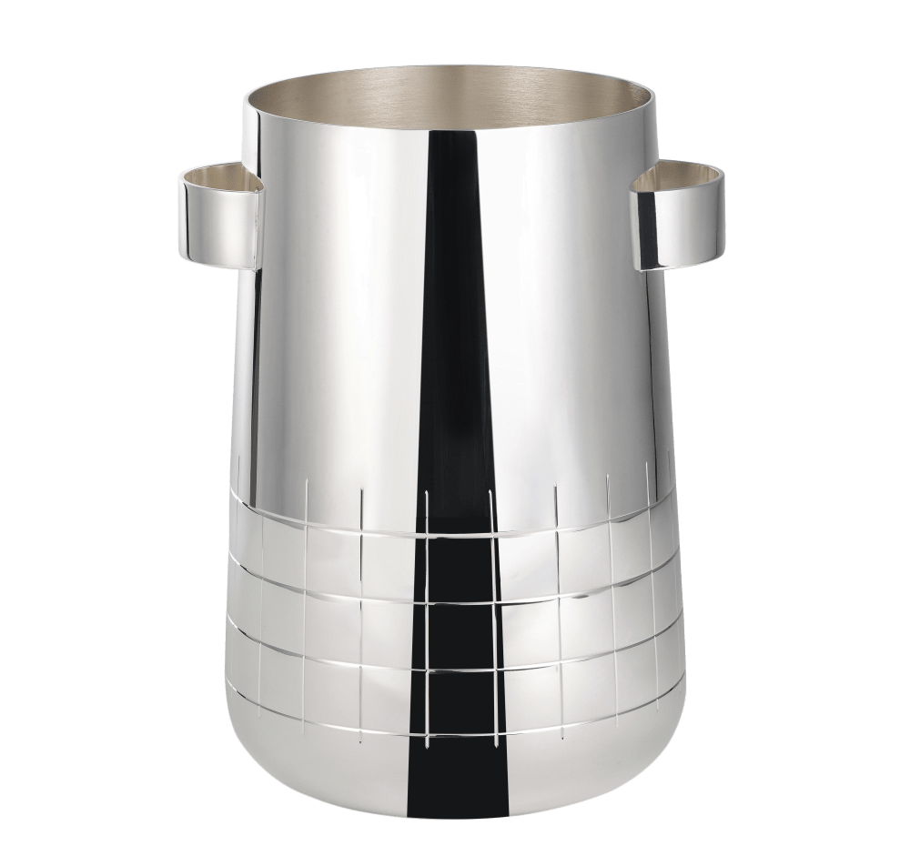 Graphik Silver-Plated Wine Cooler