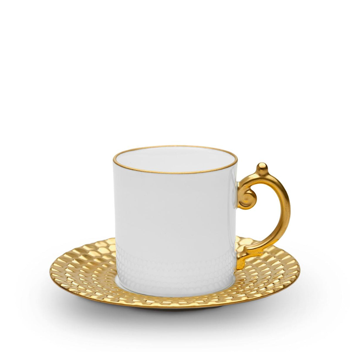 Aegean Gold Espresso Cup and Saucer