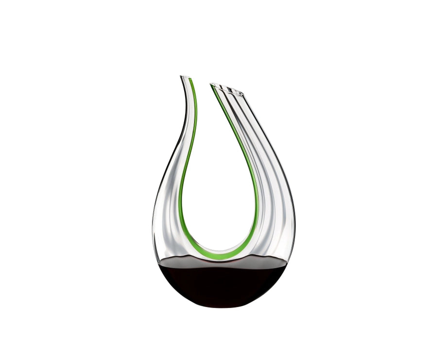 Green Amadeo Crystal Decanter