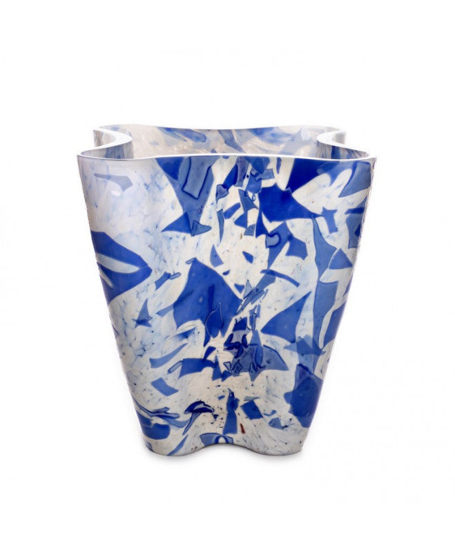 Blue Bucket Vase