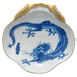 Blue Dragon Shell Dish