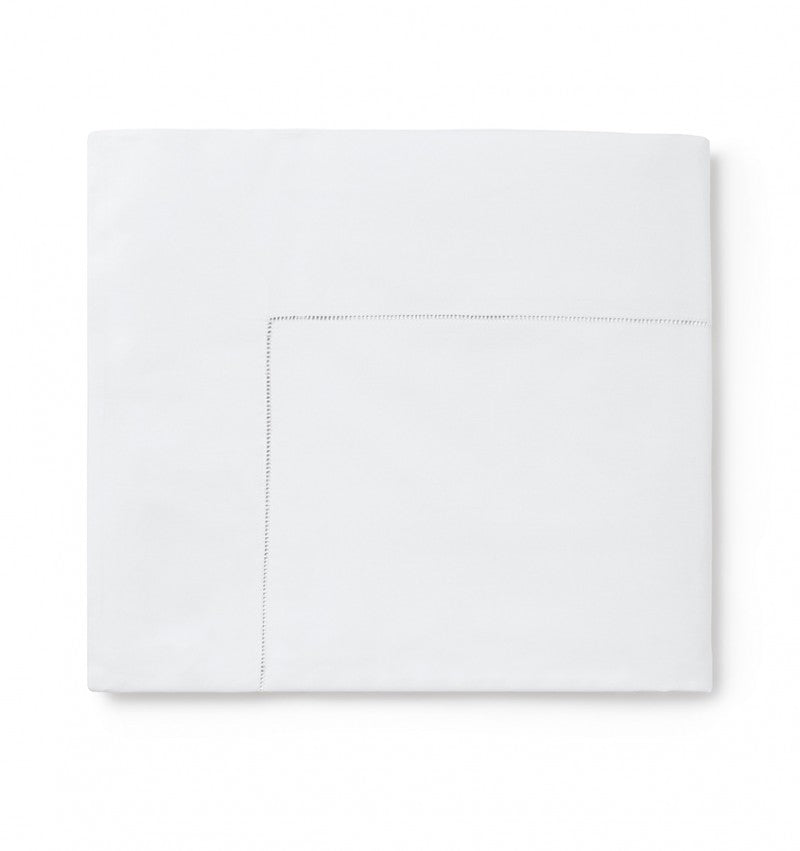 Celeste White Full/Queen Flat Sheet