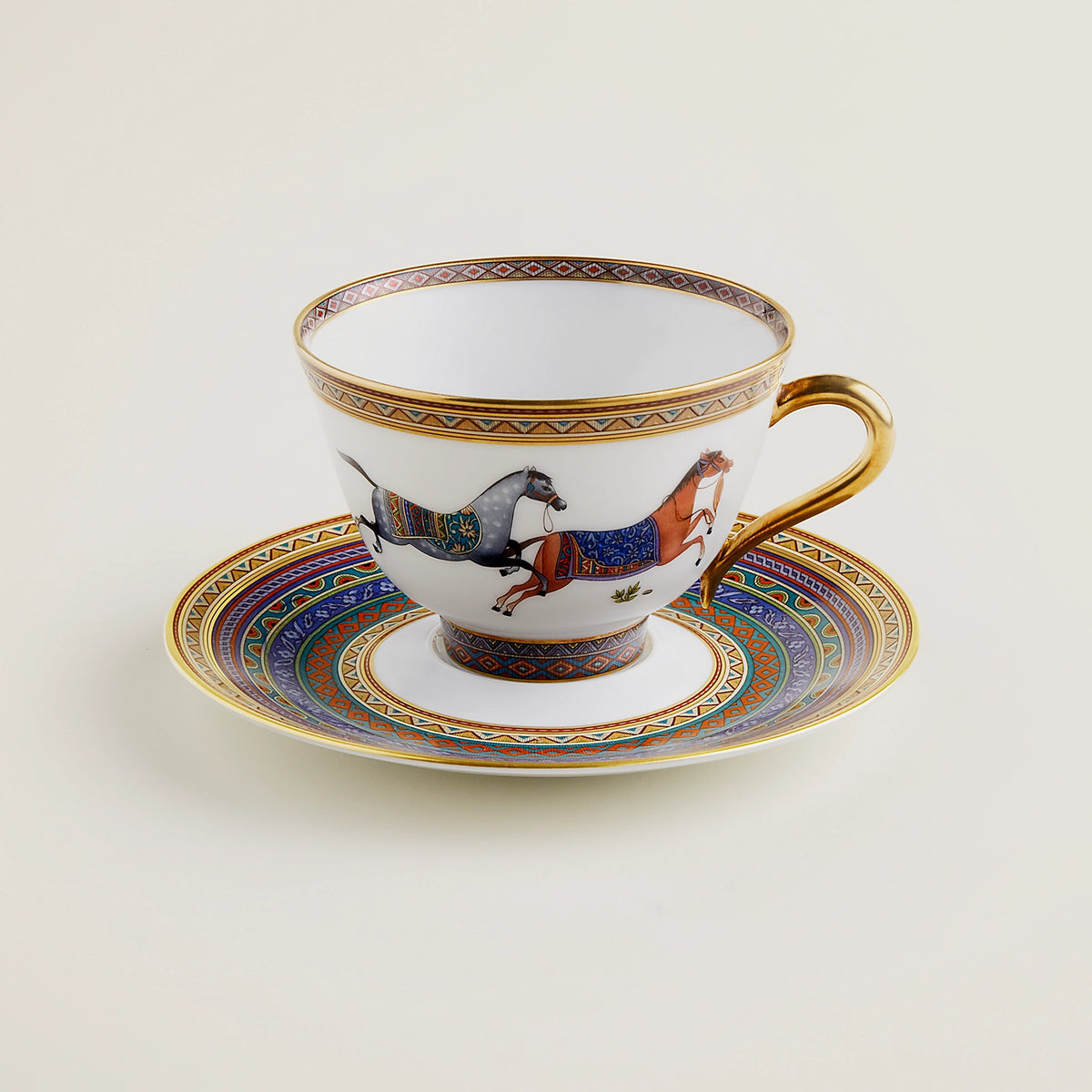 Cheval d&#39;Orient Tea Cup and Saucer n°4