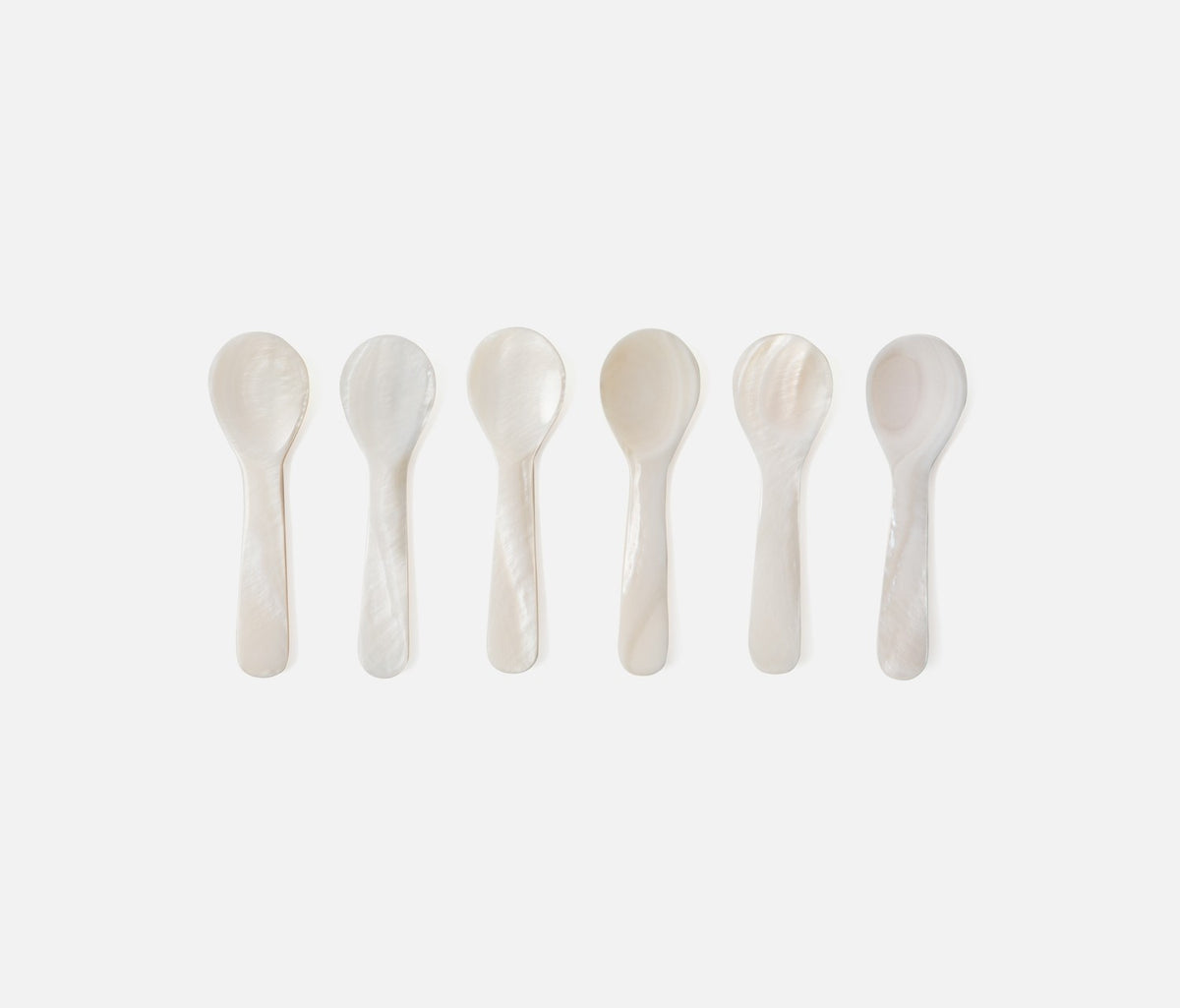 Cora Shell Mini Spoons, Set of 6