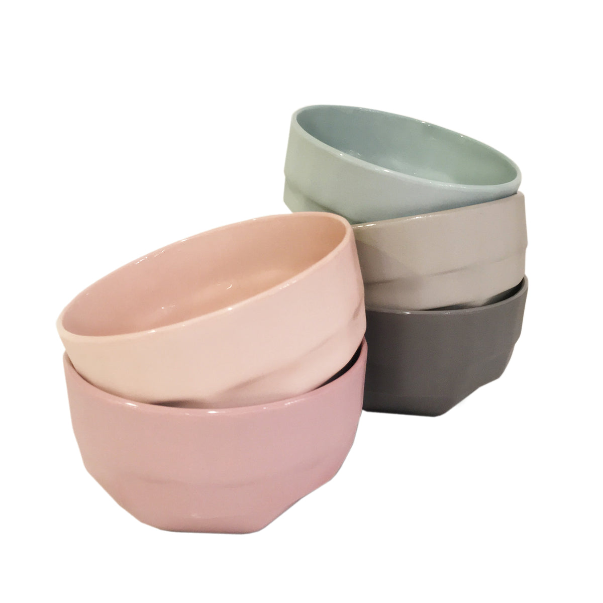 Color Porcelain Bowl: divided set $15 ea